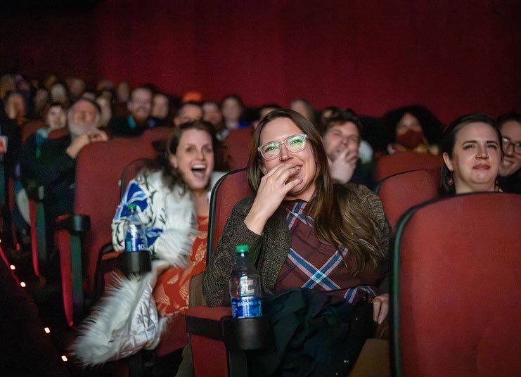 We loved seeing your movie-glowing faces! Thank you so much for attending our Winter Film Challenge screening @thenickelodeon - check out the full photo gallery at MaineFilm.org 📸 @cailyns_camera