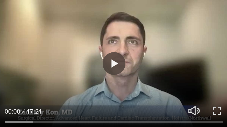 Video of Zachary Kon, MD, explaining the current standard of care to organ collection and explained new technology that could improve patient care