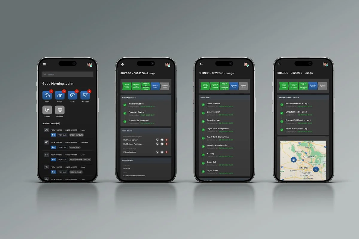 Organ Management Mobile Application