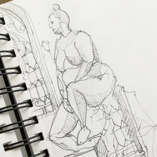 Monitored Drawing Sessions with Model (Friday)