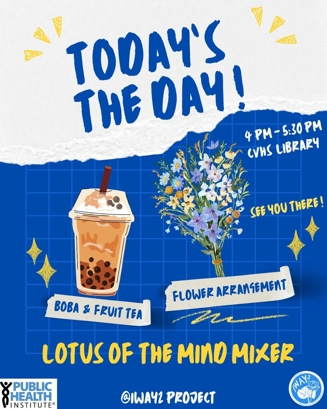 The wait is over! Lotus of the Mind Mixer is TODAY!

Join us at 4pm - 5:30pm in Castro Valley High School!

It&rsquo;s going to be a great opportunity to connect, recharge, and be part of something meaningful.

See you there! ✨
