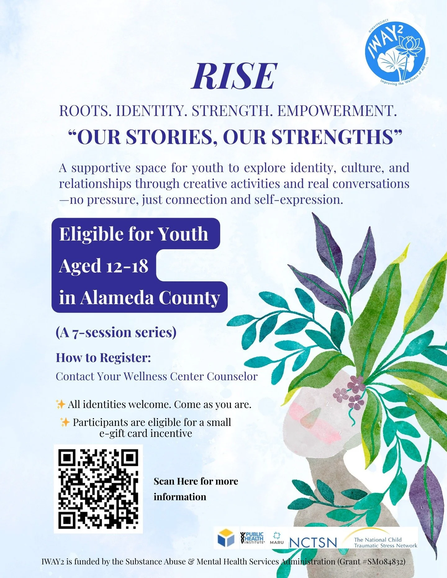 We&rsquo;re launching a new program called RISE 🌱

Come hang out with us in a chill space to learn more about yourself, identity, and relationships through fun activities and real conversations.

Launching at: Amador Valley High, Castro Valley High 