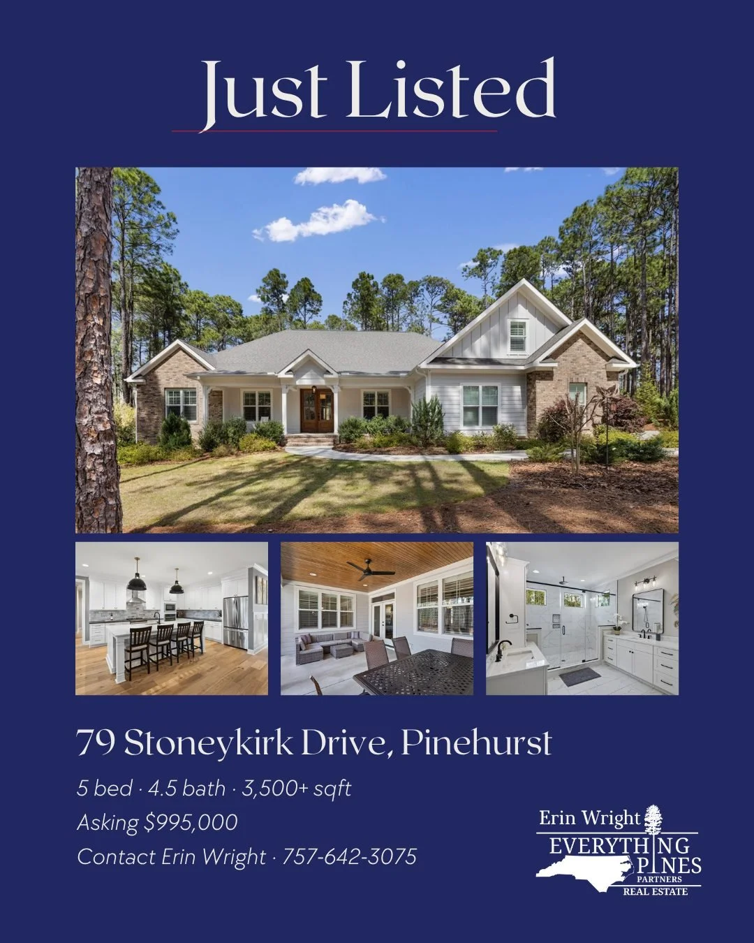This one is a showstopper 👏

Tucked inside Pinewild&rsquo;s gated community on nearly an acre, this home brings together luxury finishes and a layout that just makes sense&mdash;without sacrificing comfort.

✔️ 5 bedrooms | 4.5 baths
✔️ Main-level p