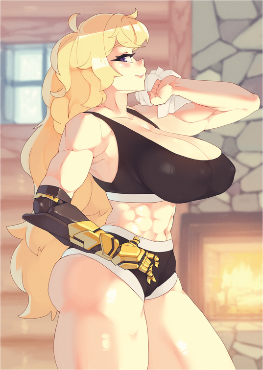 Fitness Yang | RWBY | 11x17 Poster