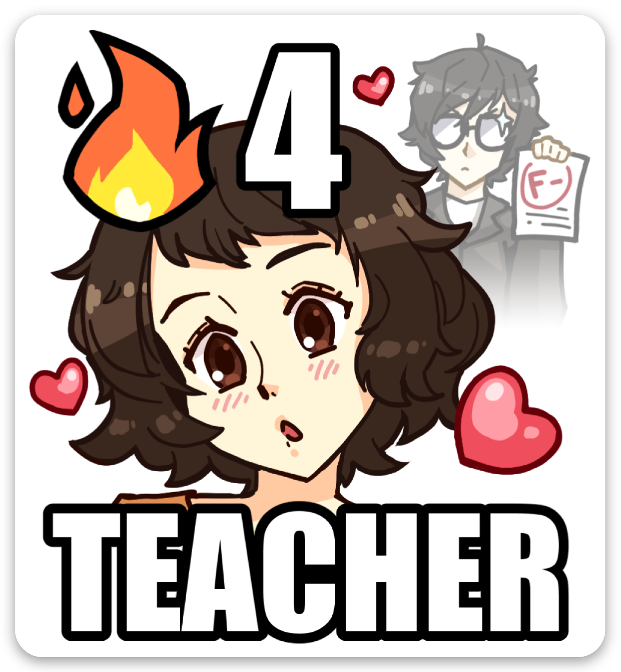 Hot For Teacher | Vinyl Sticker