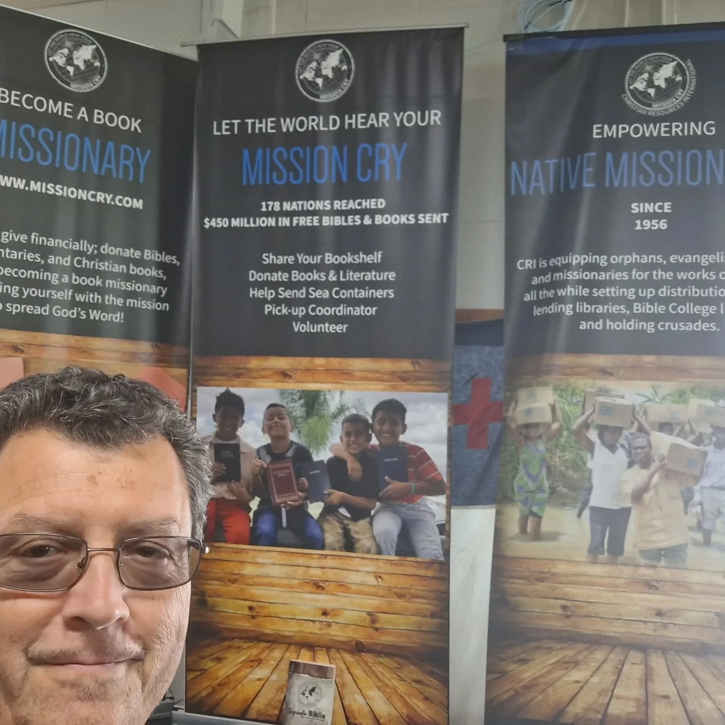 Dropping Bibles and books to Christian Resources International in Folerville MI. Soon they will be in the hands of other Believers that would not get them any other way.