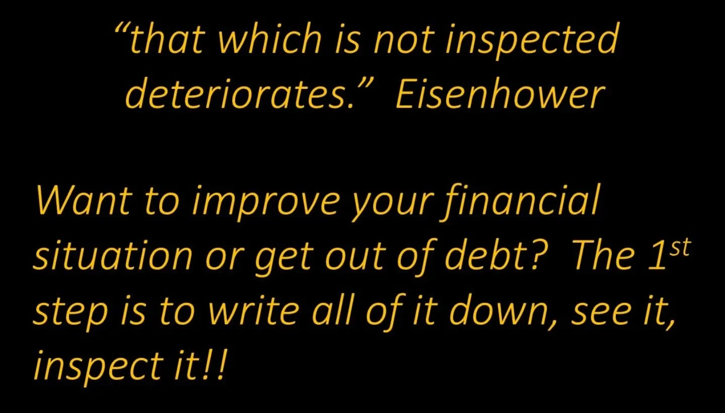 This works in many areas of life, so if you want to improve in some area, inspect it!