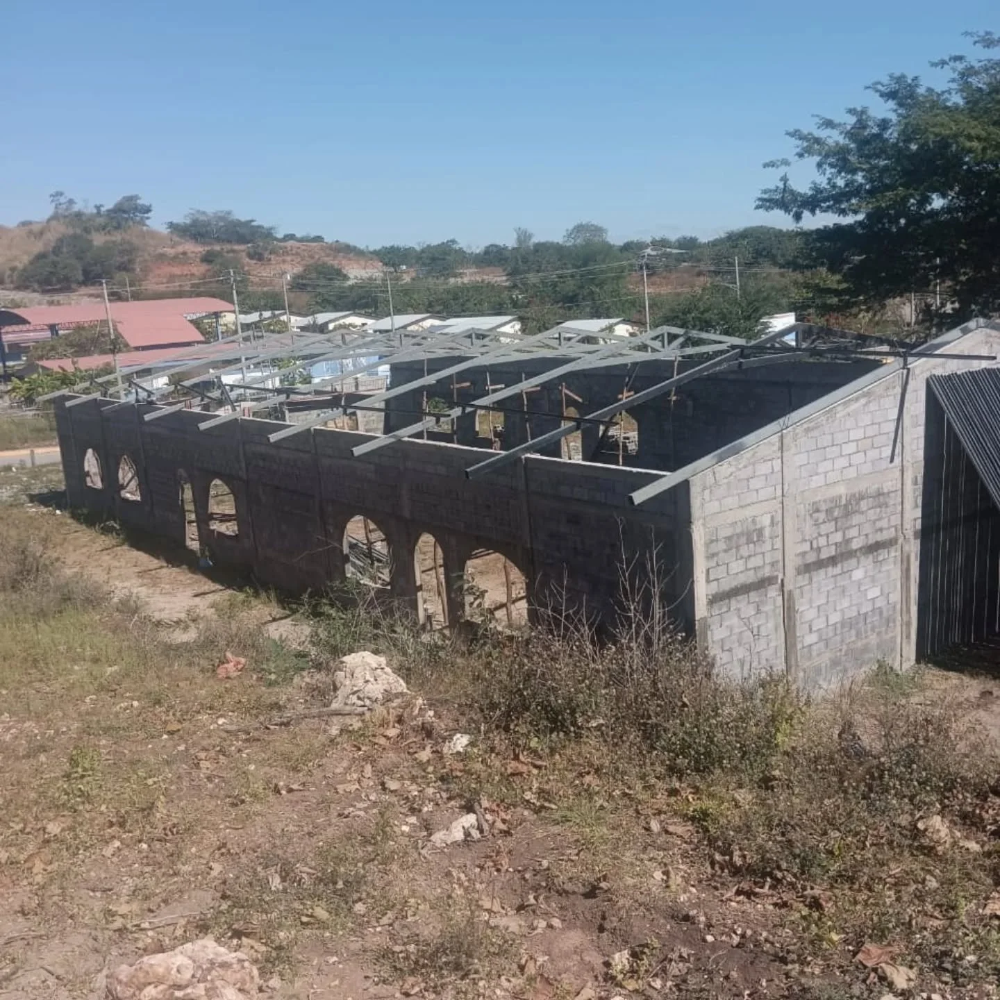 Our church roof project in Santa Pancha, Nicaragua is coming along nicely. Thank you donors of Integrity International. Join us!
