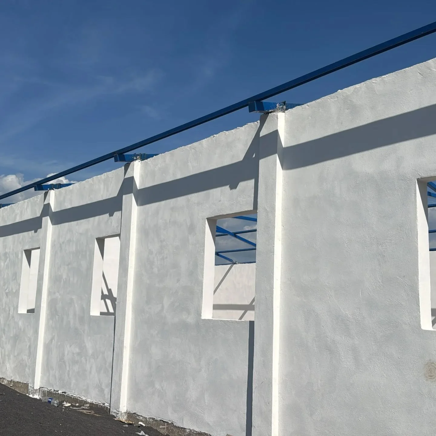 Just last Friday, we agreed to help this pastor with the sheet metal. For his roof by today, he's already got some of it. On should be done by the end of the week. Pastor Ave Cain in La Maquina, Guatemala.