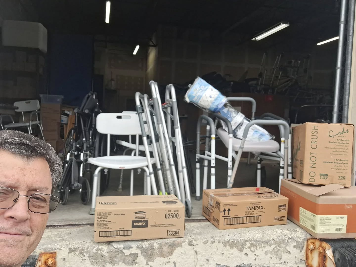 Made a quick delivery to World Medical Relief today. A wheelchair, some walkers, and some other medical products. Thanks to all those that donate to Integrity International and World Medical Relief.