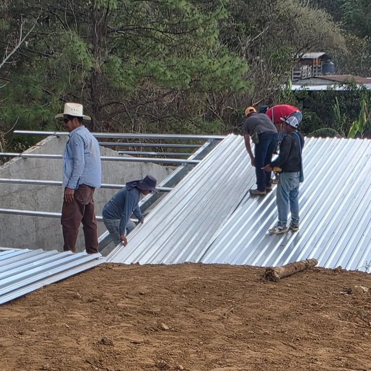 One of our Church construction projects in El Chol, Guatemala is nearing completion.