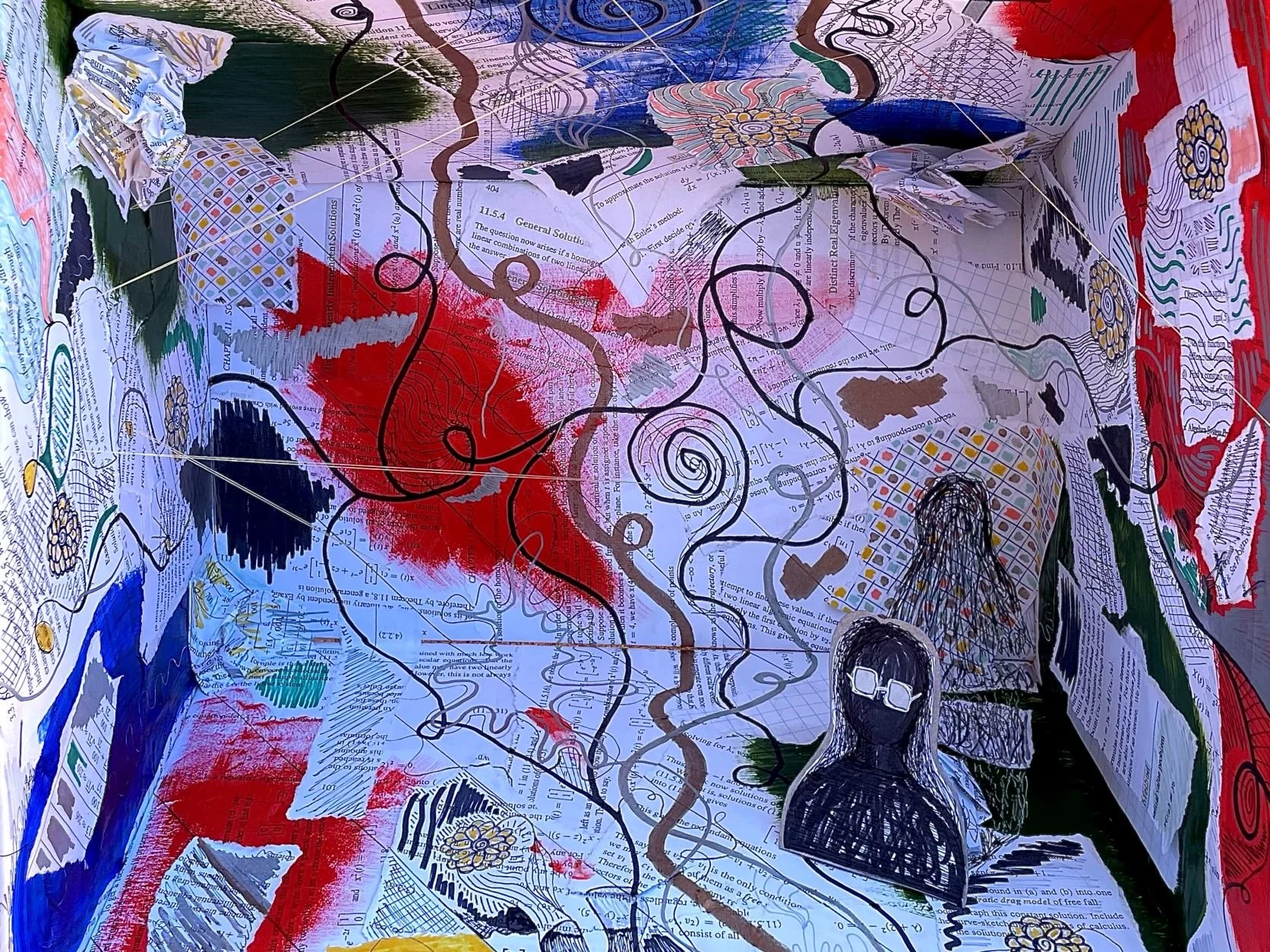 Shadowed Chaos (2022), 9 x 12