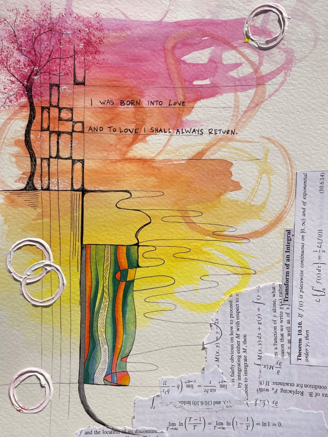 Born into Love (2023), 8.5 x 11.5