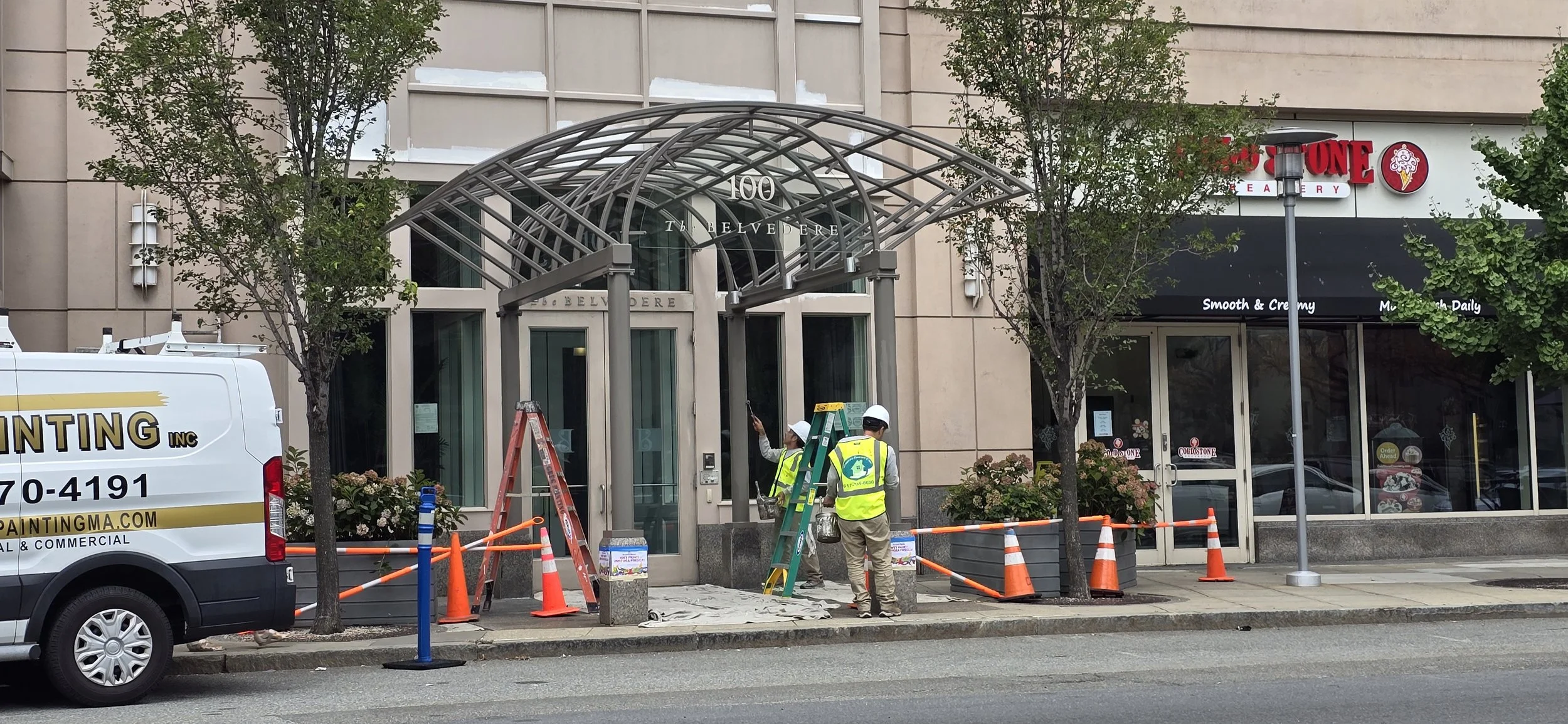 The Belvedere Main Entrance Facade Restoration