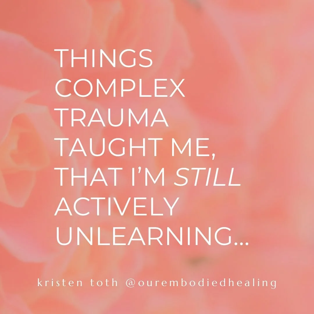 All of these are patterns I&rsquo;ve been aware of, and actively working on, for quite a long time now. All of them are things I&rsquo;ve made progress with&mdash;through therapy, through tons of self-work and practices, through befriending and attun
