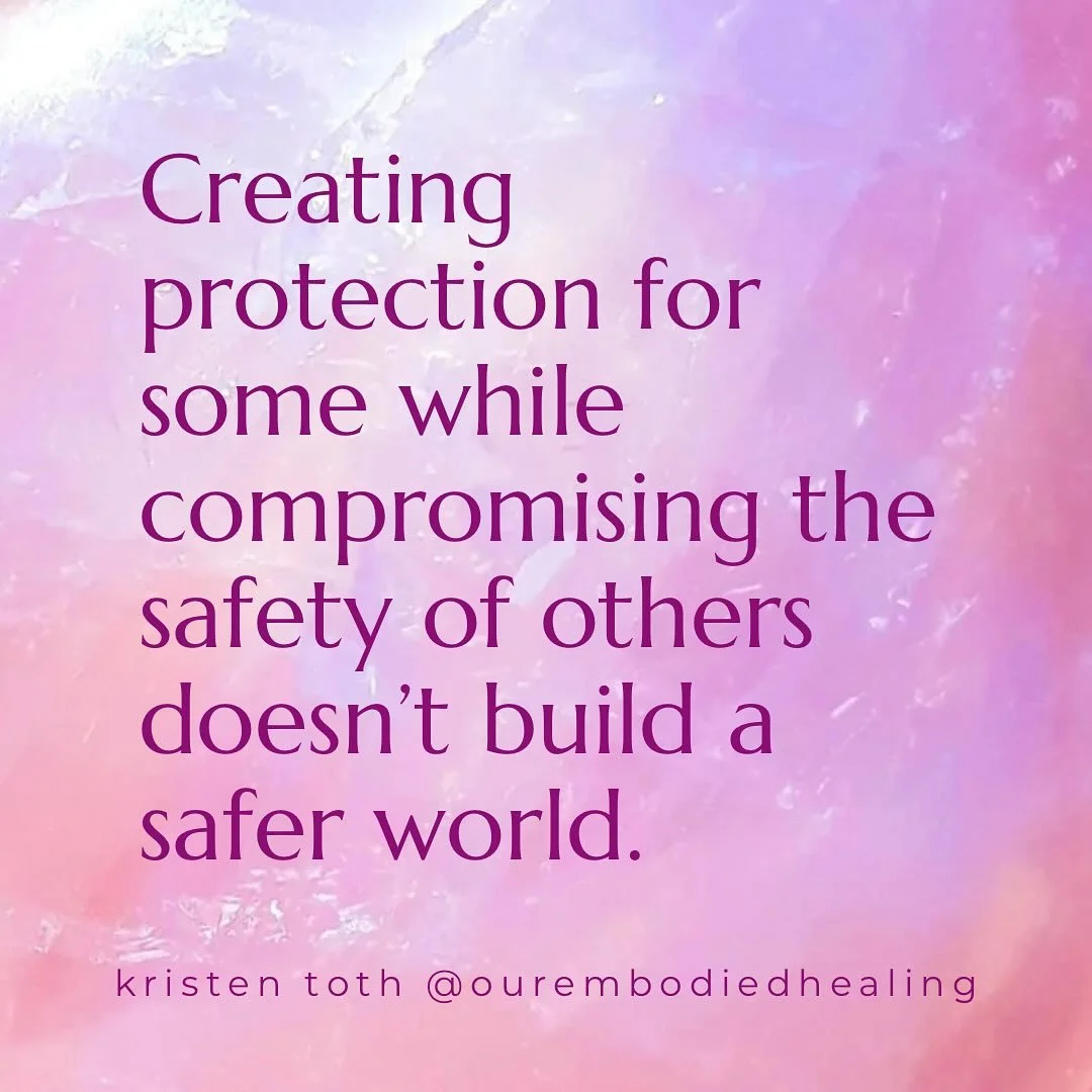Trauma-informed as in safety is a basic human right.
.
.
.
Pssst the world is burning but that doesn&rsquo;t mean it doesn&rsquo;t make sense to keep trying to support your own nervous system so you&rsquo;re not in fight/flight/freeze all the time. N