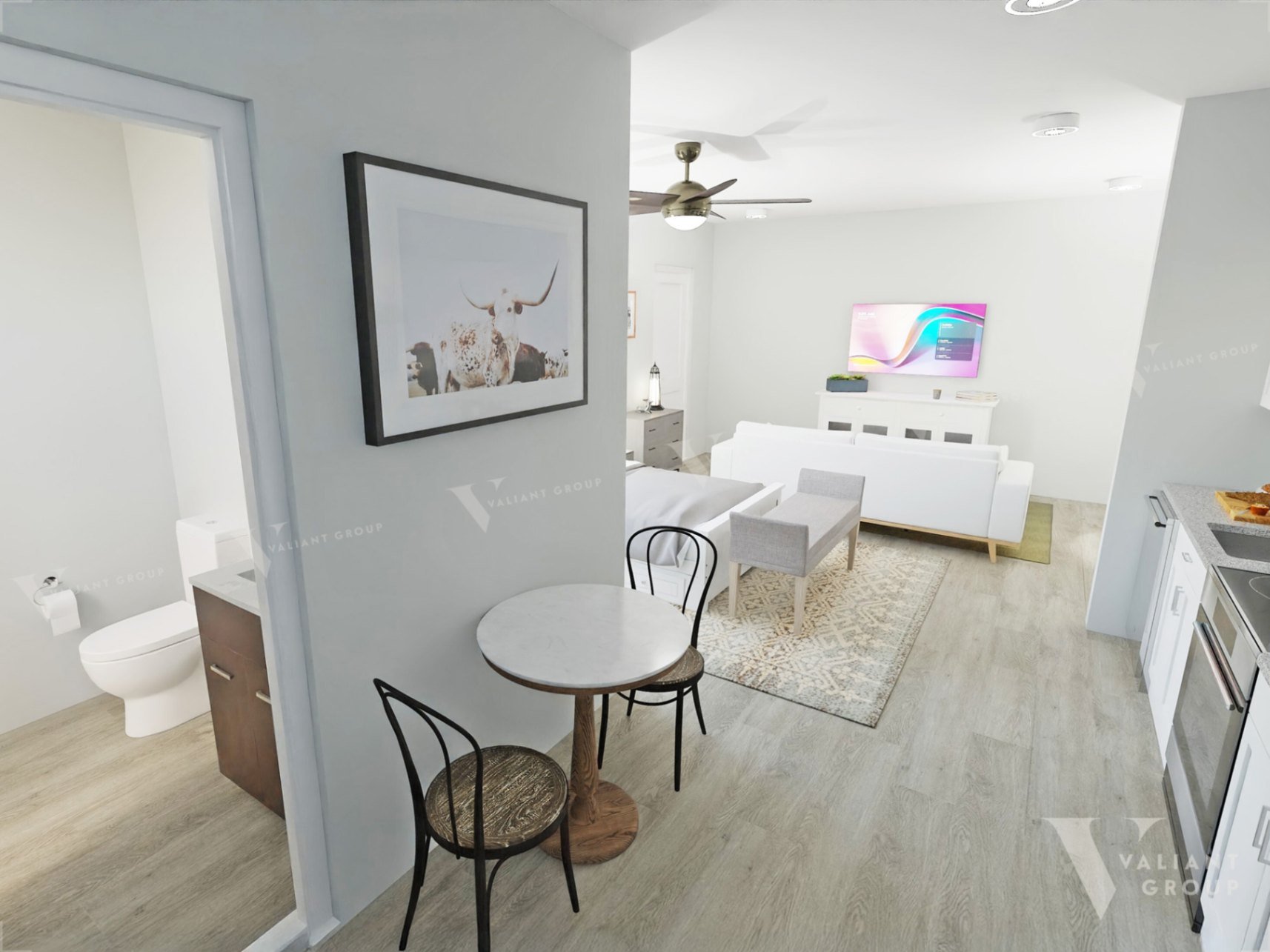 05-The-Knoll-Studio-Apartment-galley-kitchen-bistro-table.jpg