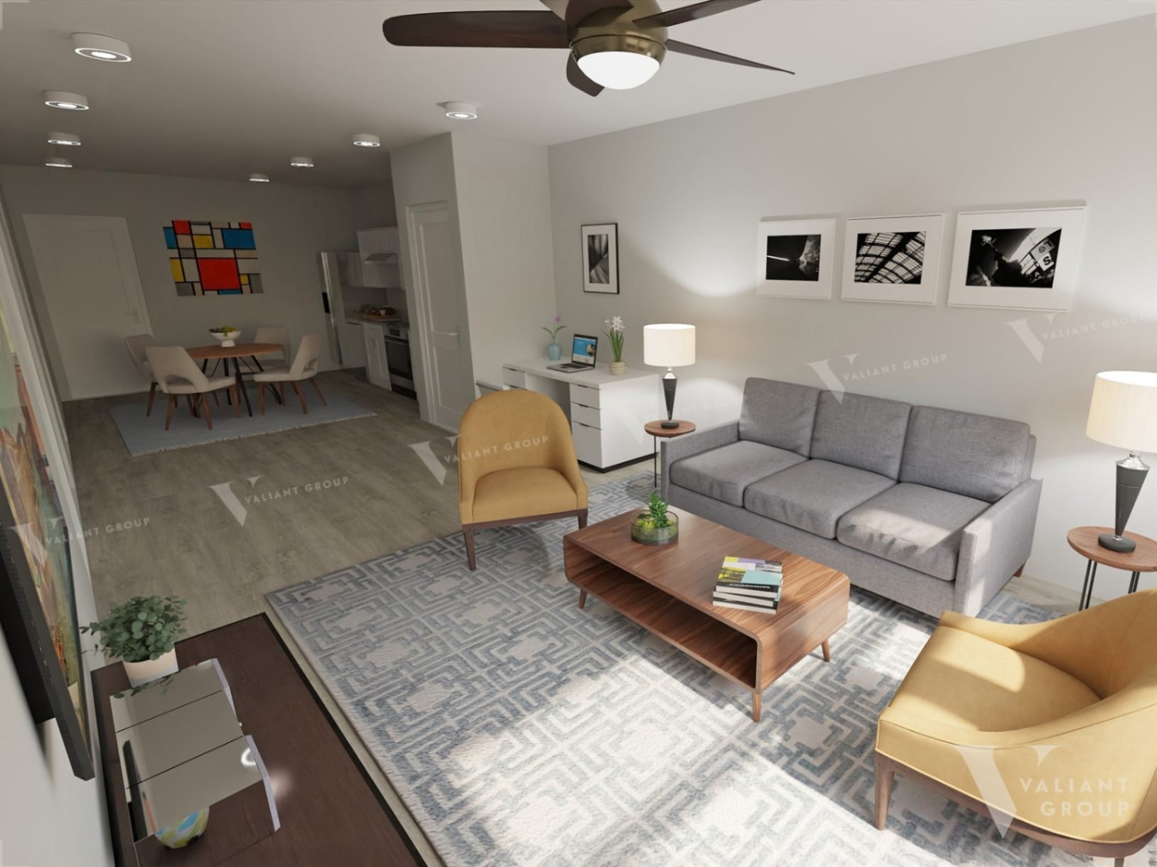 04-The-Knoll-One-Bedroom-Plus-sofa-armchairs-coffee-table-tv.jpg