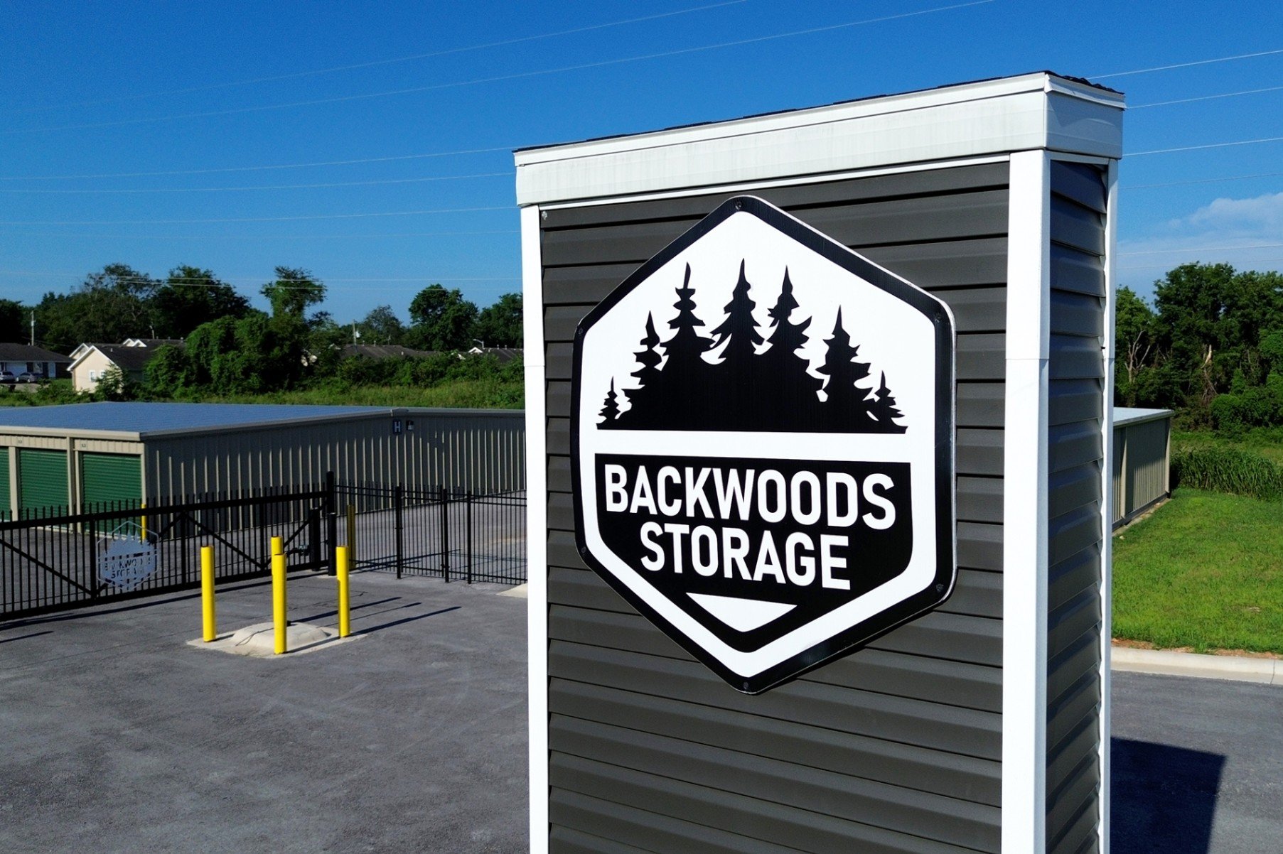Backwoods Storage marquee sign