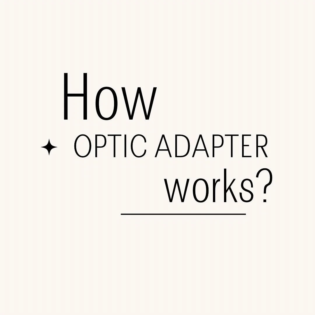 The Optic Adapter is soft plastic- based material designed to sit on the nose and under the glasses. It&rsquo;s kept in the place in the place by both gravity and the tension of the glasses. It prevents fog on glasses when wearing a facial mask. It a