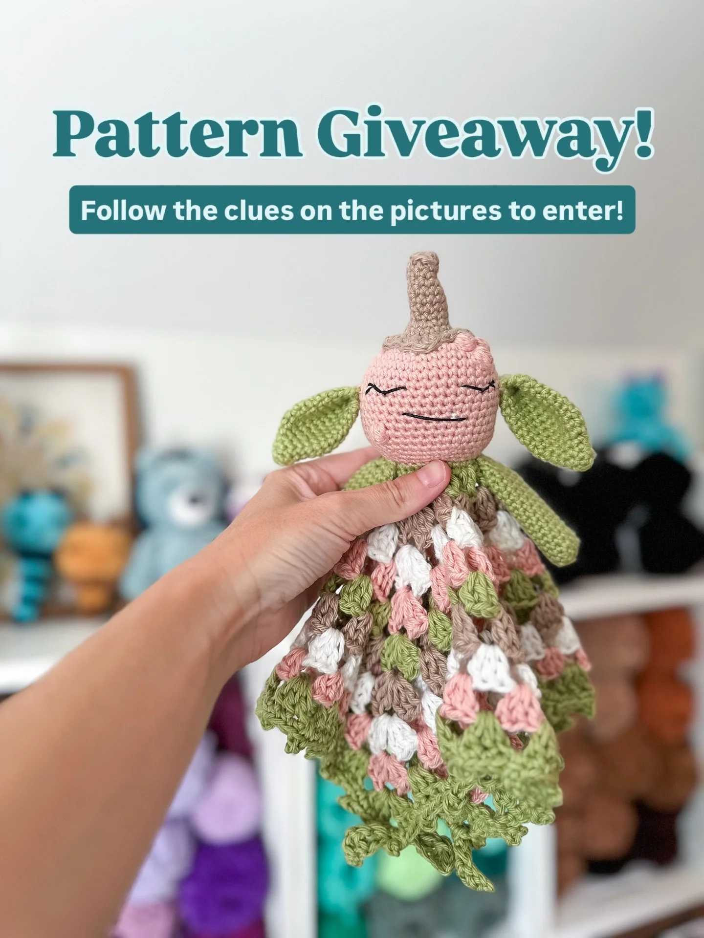 Happy Monday! It&rsquo;s been a while since I&rsquo;ve had a pattern giveaway, so let&rsquo;s have some fun! I will choose 3 people to win my newest pattern - Pumpkin Goblin Huggie 🎃 

✨ To enter follow all 3 steps ✨
Step 1:
Follow me @loopsydaisycr