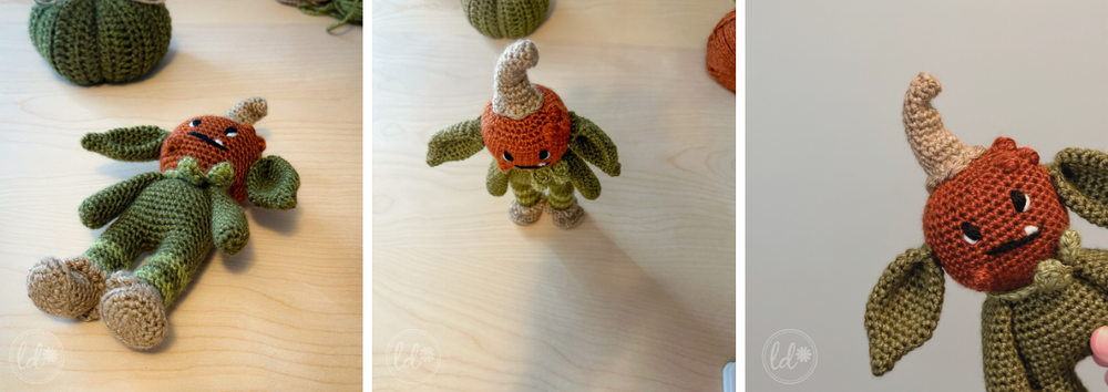 Jasper the Pumpkin Goblin — Loopsy Daisy Crafts + Designs