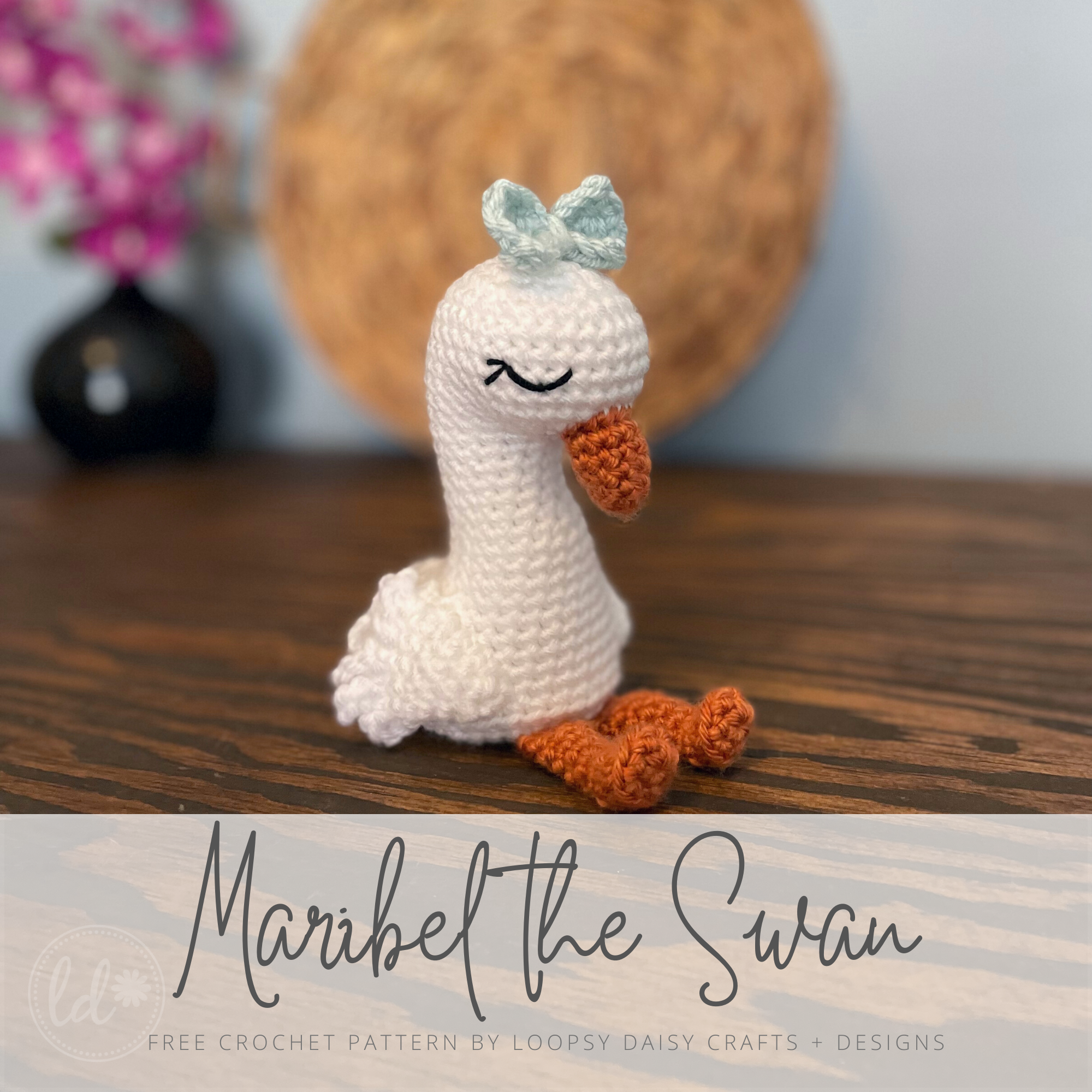 Maribel the Swan - Free Crochet Pattern — Loopsy Daisy Crafts + Designs