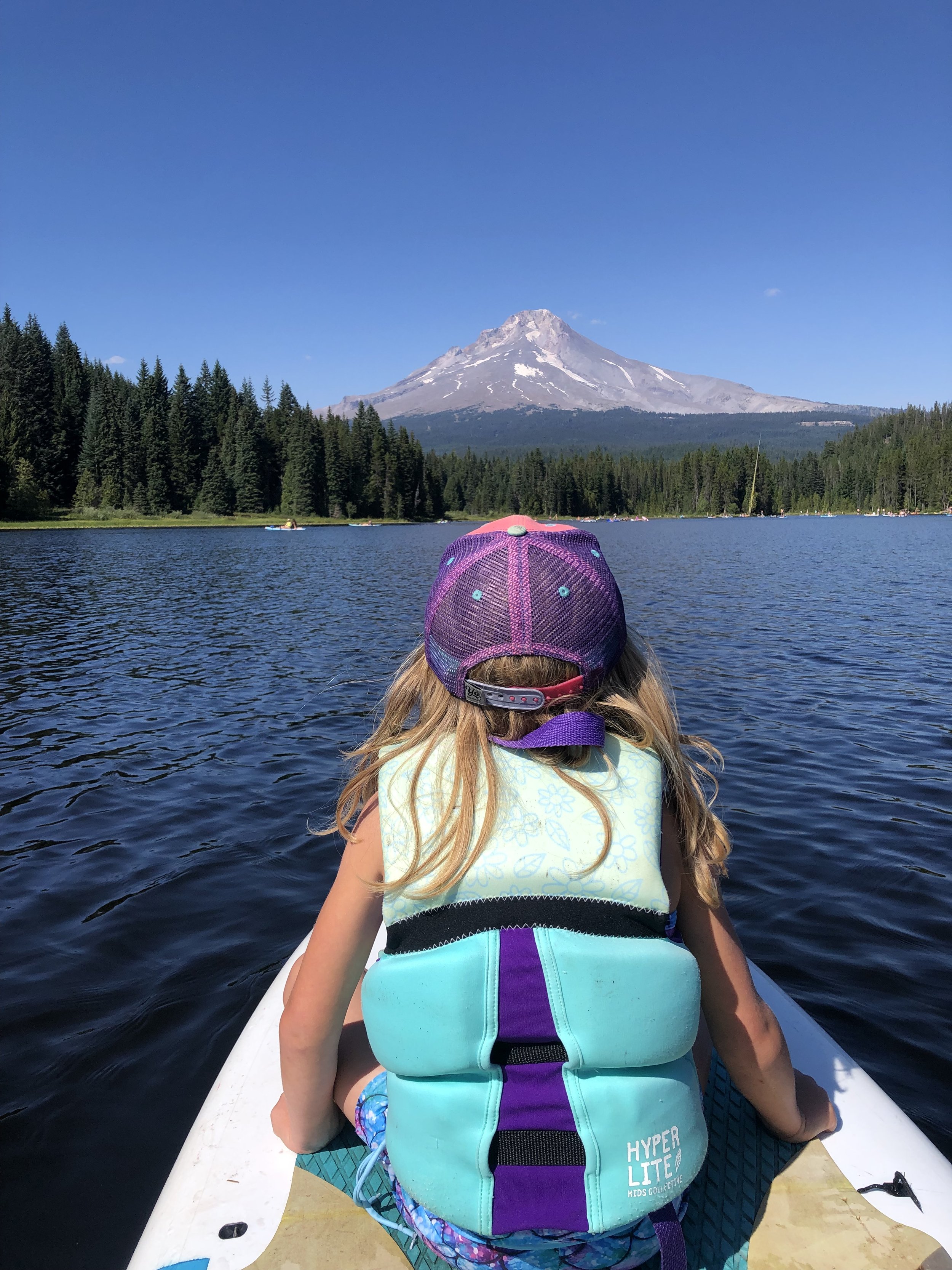 Paddle Board Trillium Lake Mt Hood Alpine Chalet.jpeg