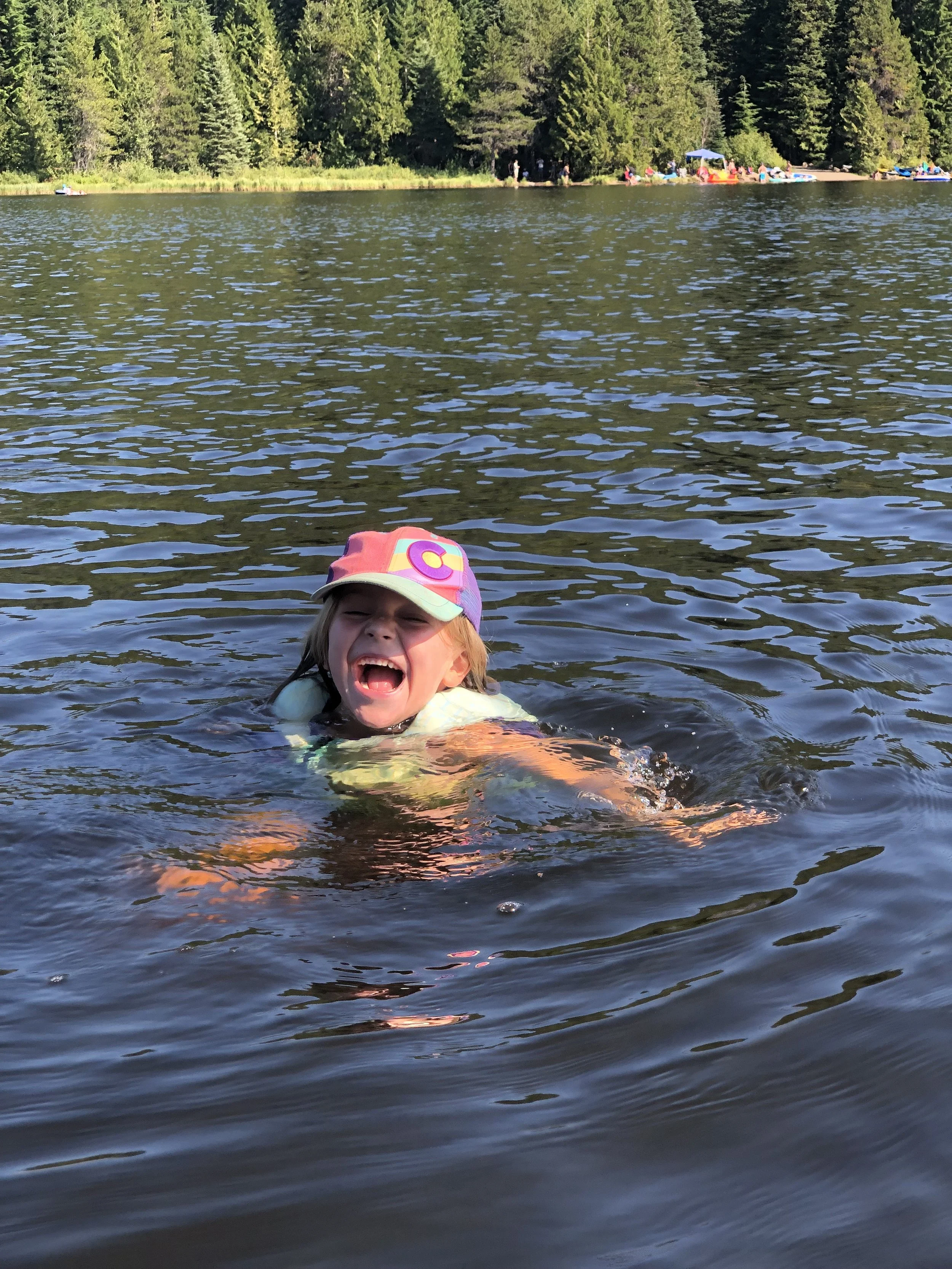 Swim Trillium Lake Mt Hood Alpine Chalet.jpeg