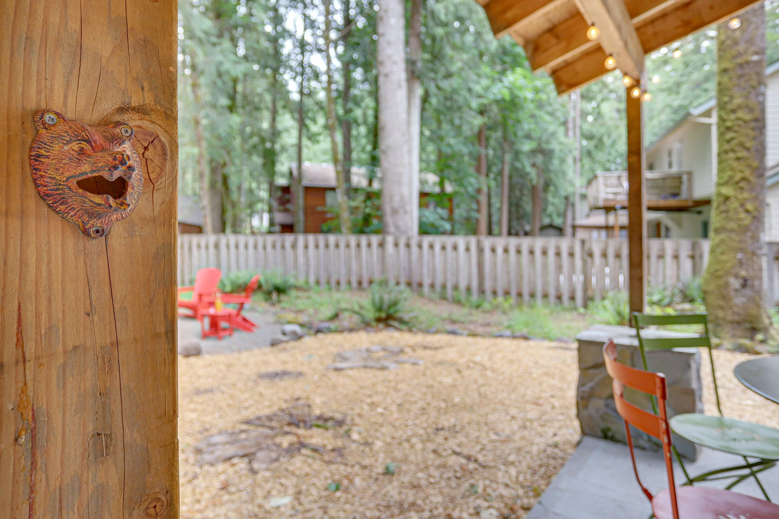 Hey Bear! Little details excite and delight. This one happens to offer an important service to patio denizens who misplace their bottle opener.