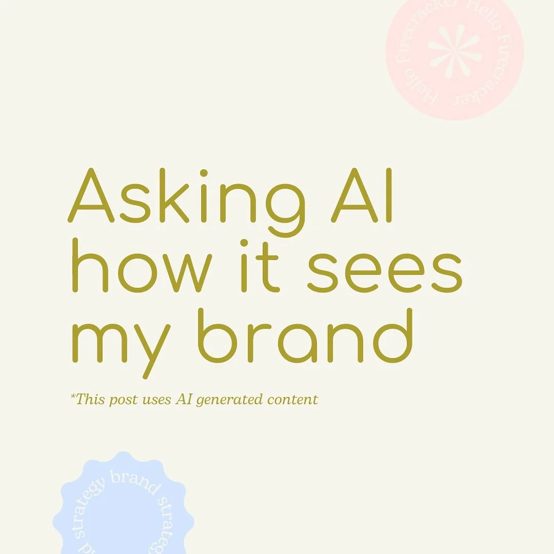 I asked AI to describe my brand and it basically called me a creative genius. 🔥 💡 And who am I to argue with robots? Want to see what magic we can make for YOUR brand? Let&rsquo;s chat. ✨

#brandstrategy #branddesigner #creativestudio #marketingtip