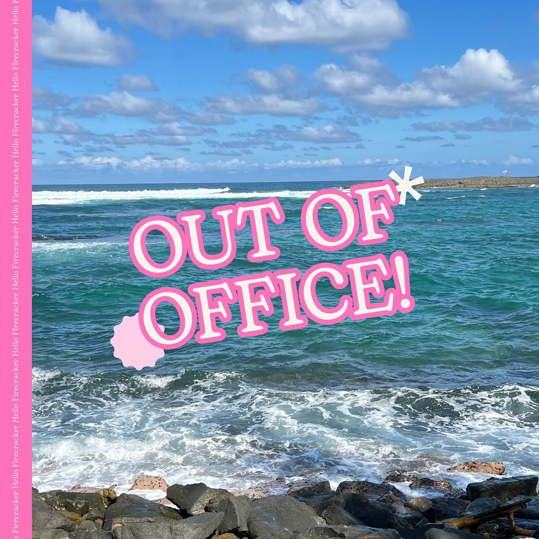 Out of office! For real. Reminder: you can&rsquo;t pour from an empty cup, so take the break you deserve! Be back soon, fully recharged and caffeinated. 🏝️🍹