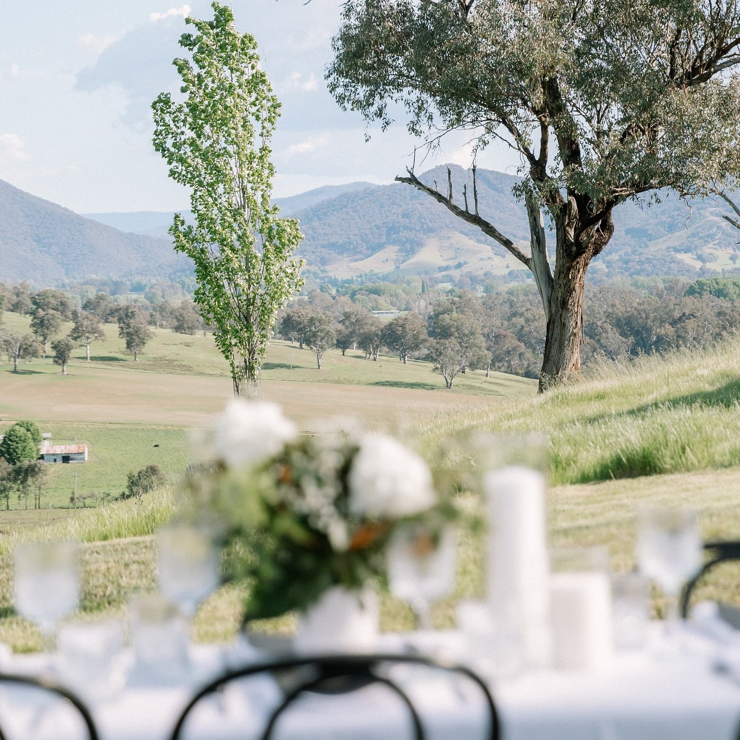 The view she grew up with and the most magical wedding reception&hellip; ✨