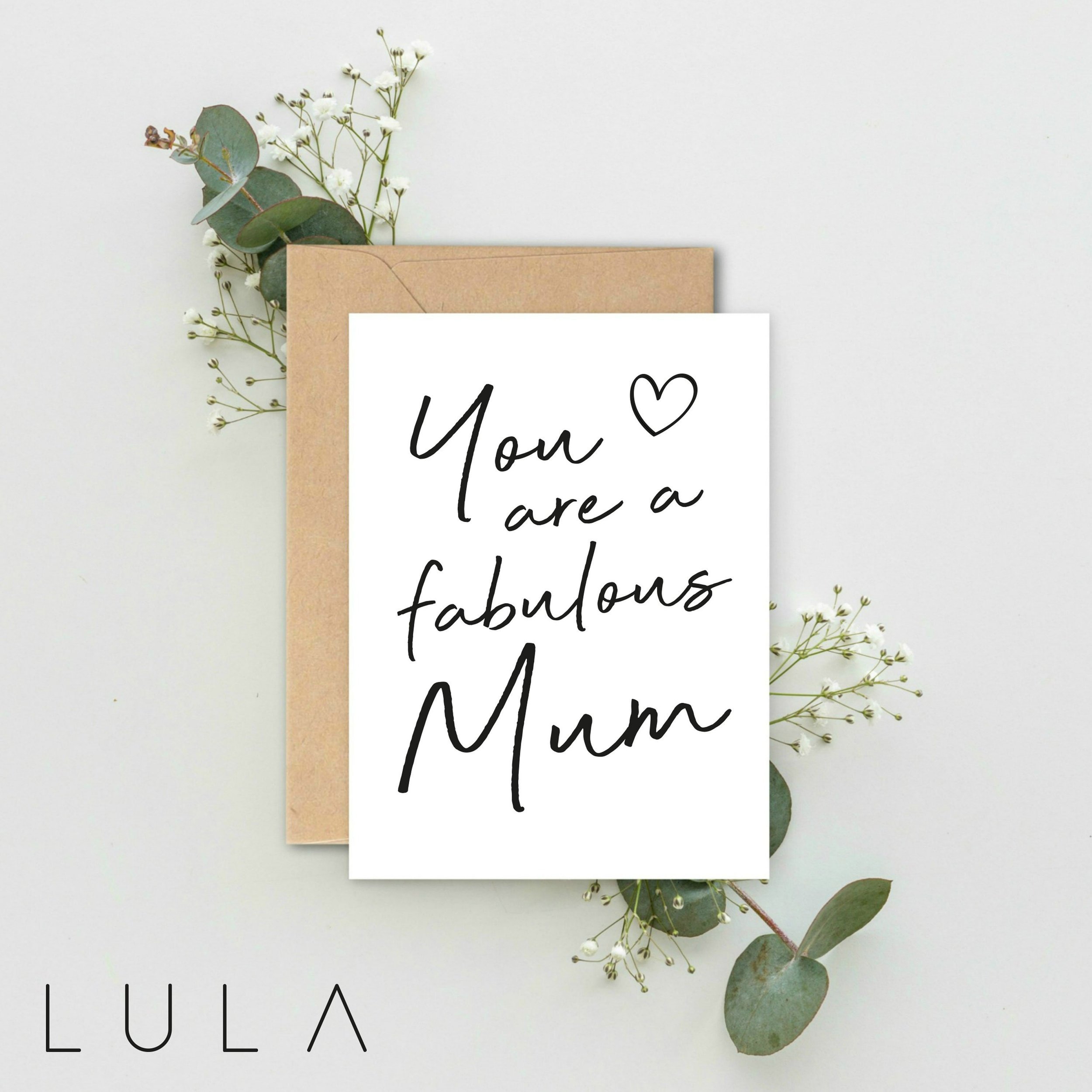 You are a fabulous Mum A5 Card with envelope, New Mum Card, Positivity Card, New Baby Arrival Card, Supportive Mum Friend Card, You got this