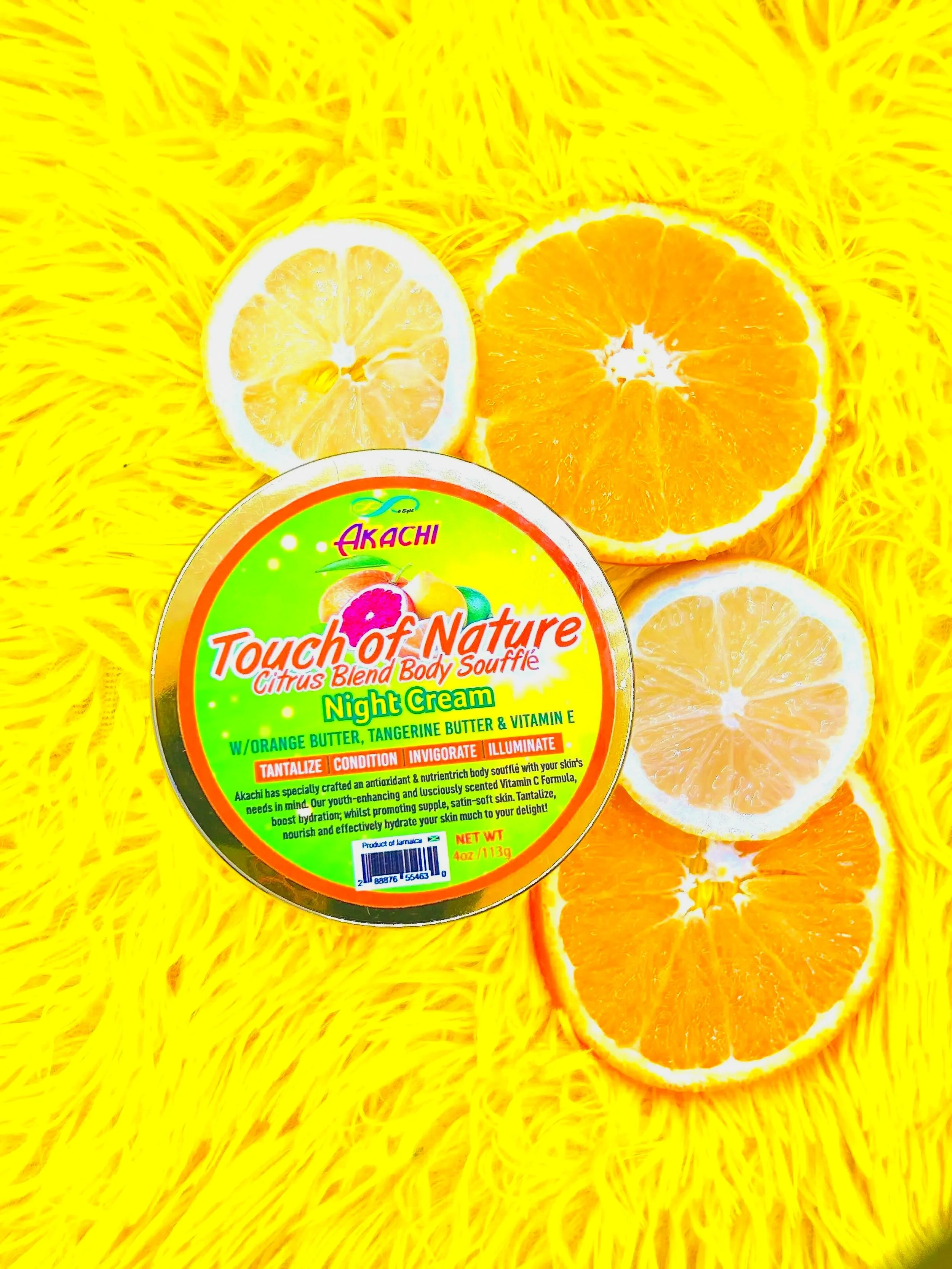 AKACHI Touch of Nature Citrus Blend Body Souffle
