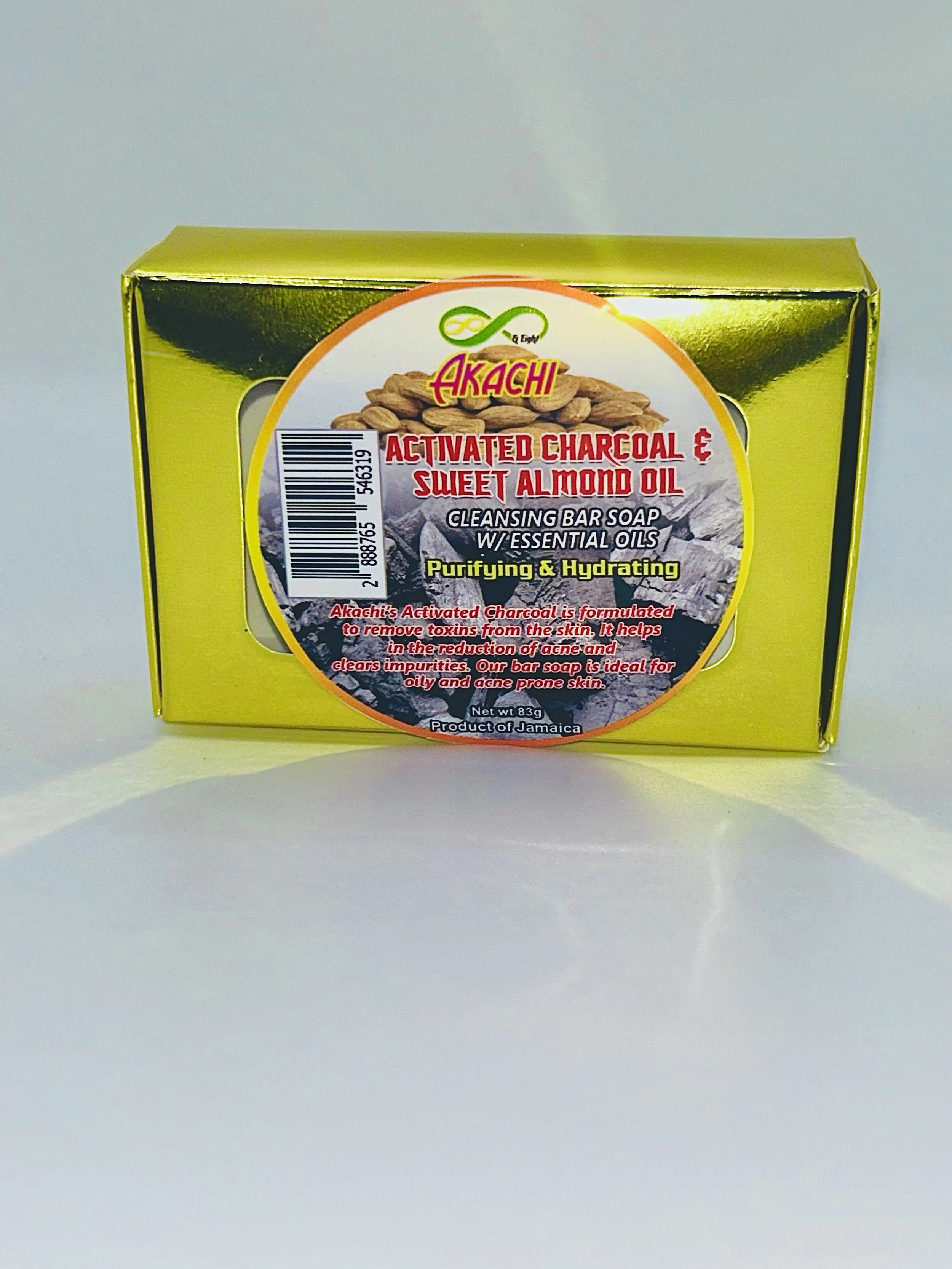 AKACHI Activated Charcoal Cleansing Bar