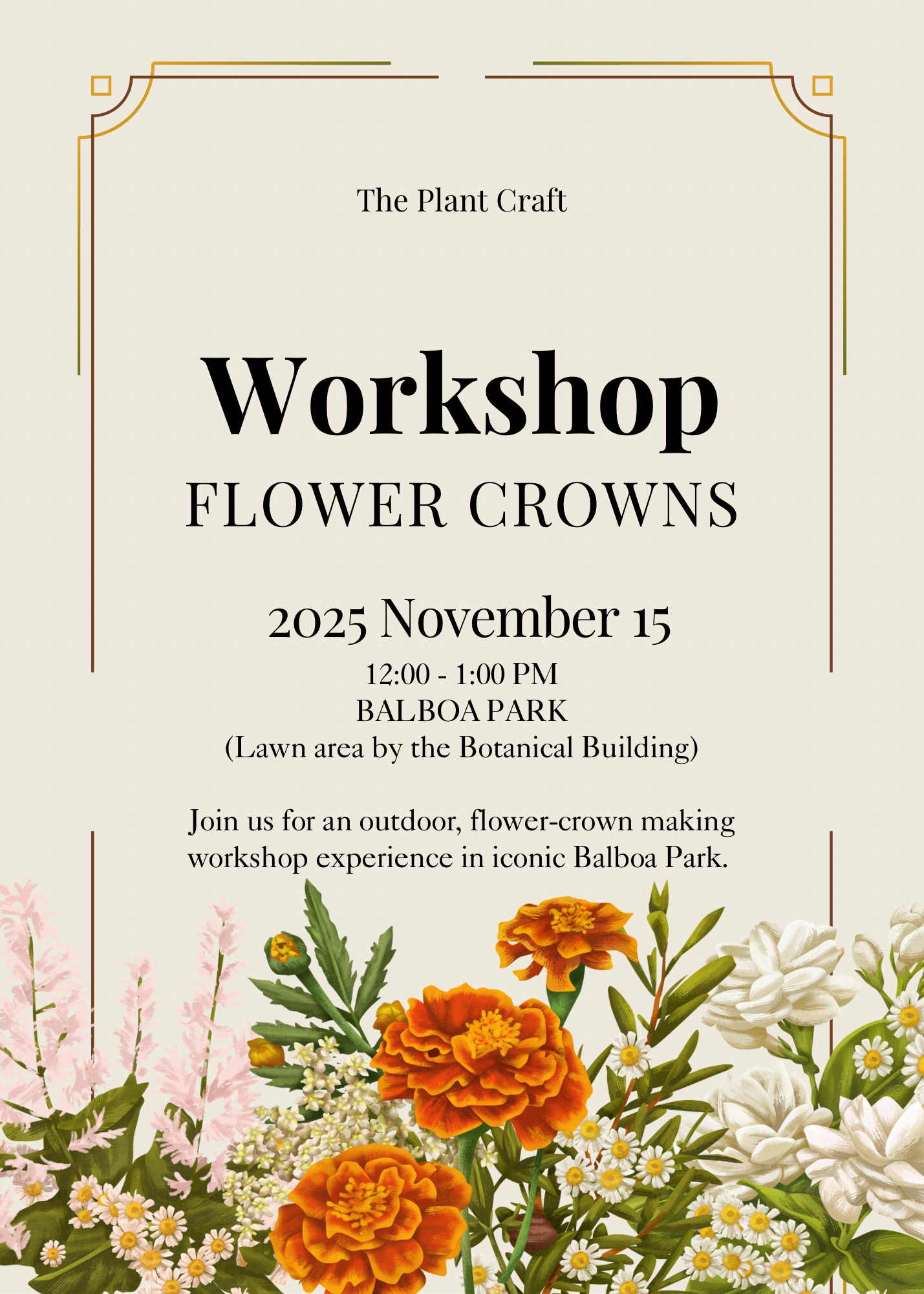 FLOWER CROWN MAKING WORKSHOP