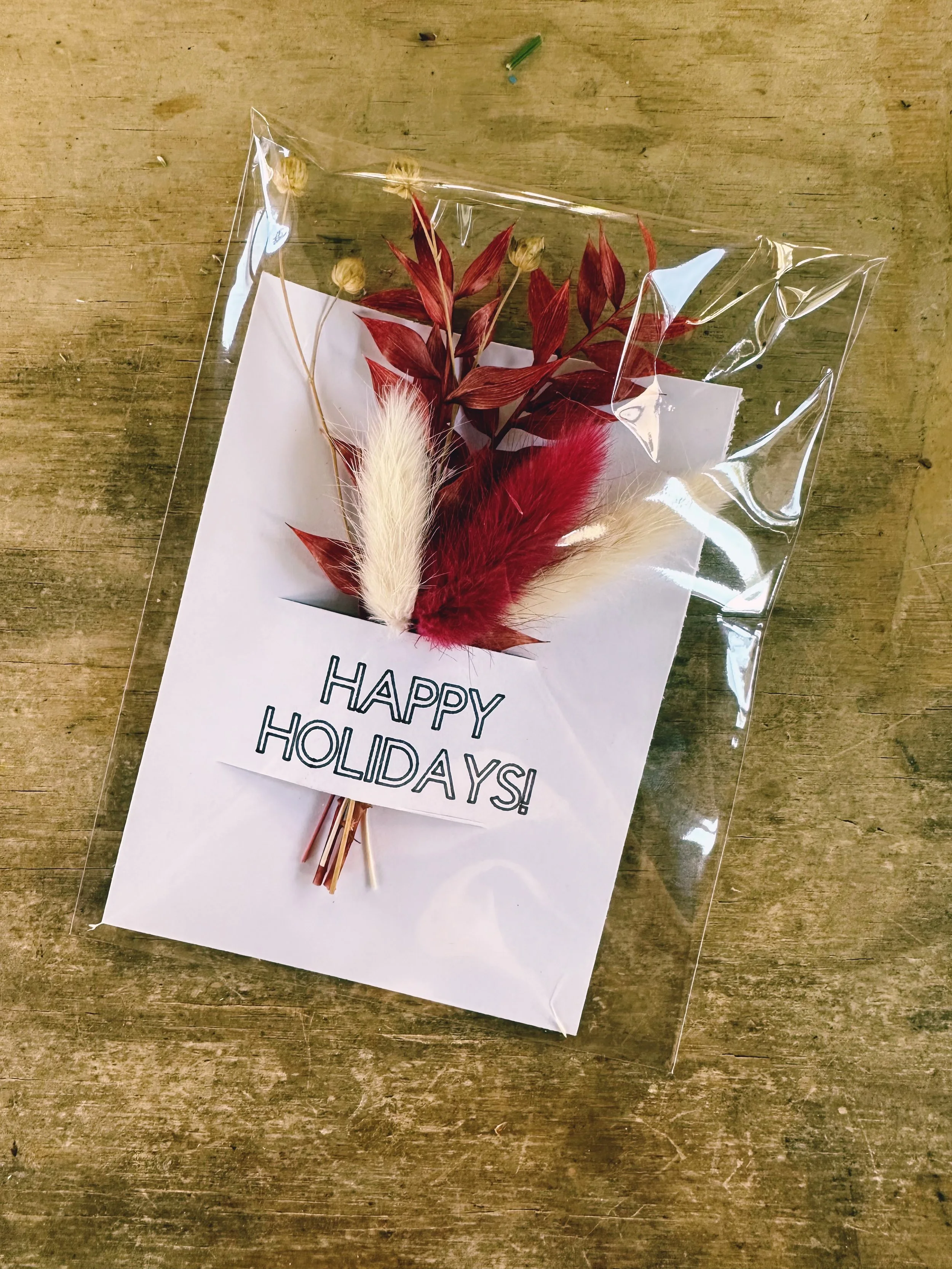 MINI BOUQUET HOLIDAY CARD
