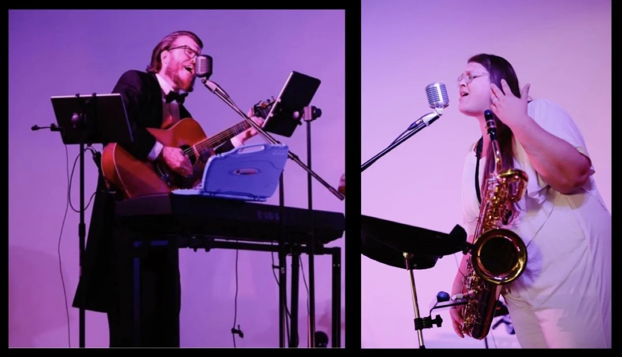 performing "Valerie" by Amy Winehouse
anniversary party for Morgan and Adam 2023
Edmonton Aviation Museum