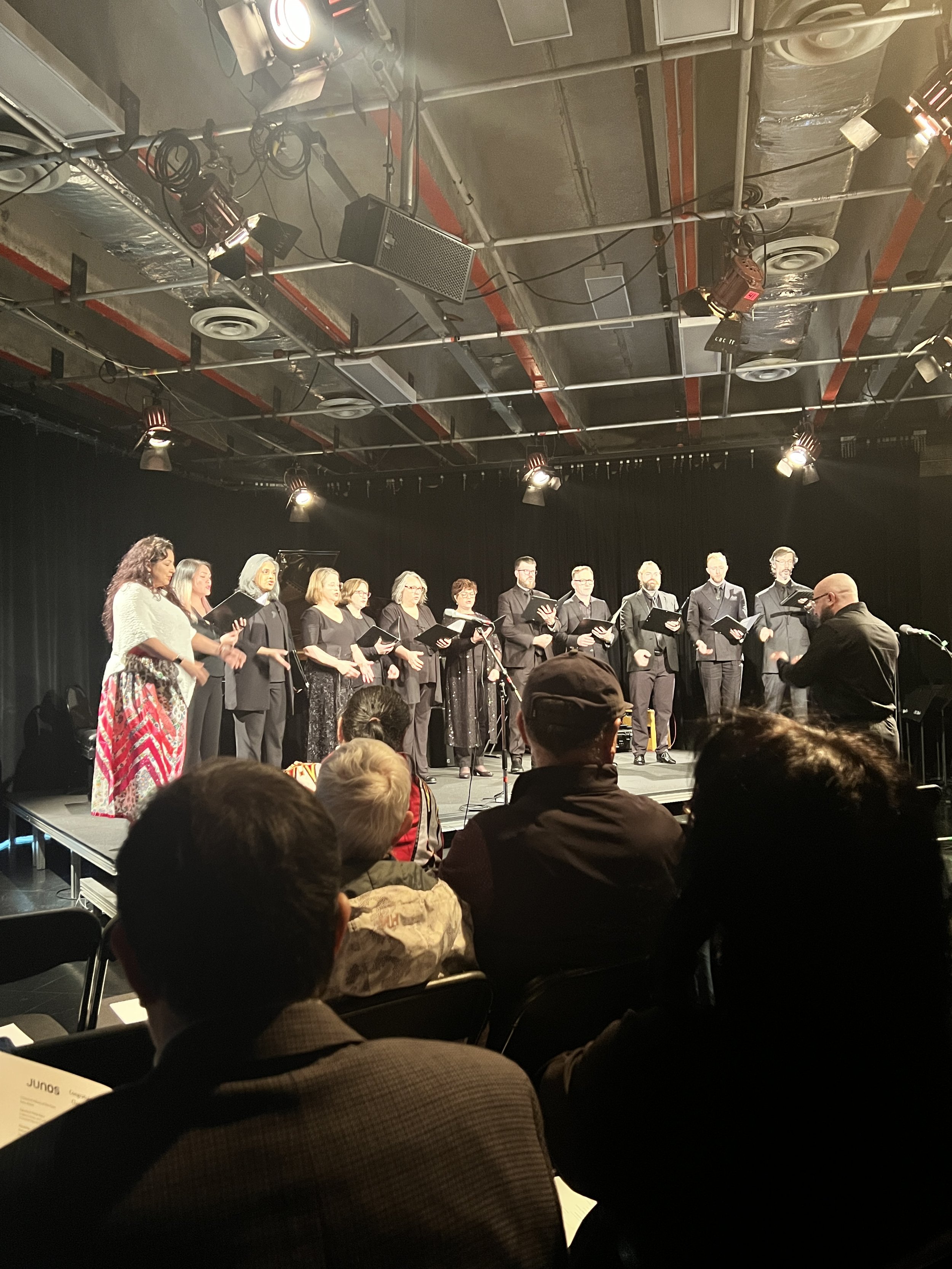 performing with Luminous Voices professional choir
Juno awards showcase as 2025 nominees
Vancouver