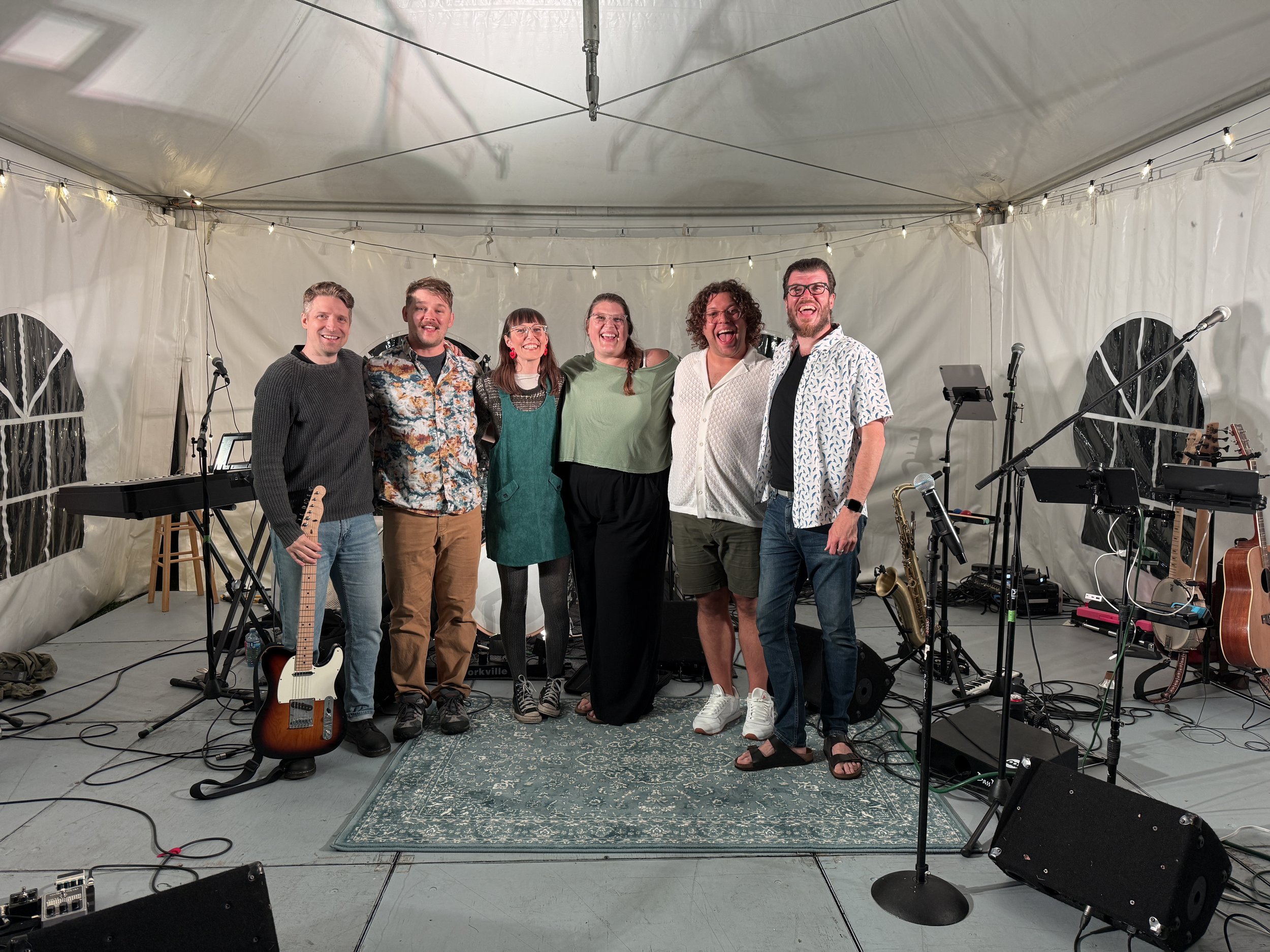 Silver Studios cover band
Carla's 40th Birthday
Wandersong Festival 2025