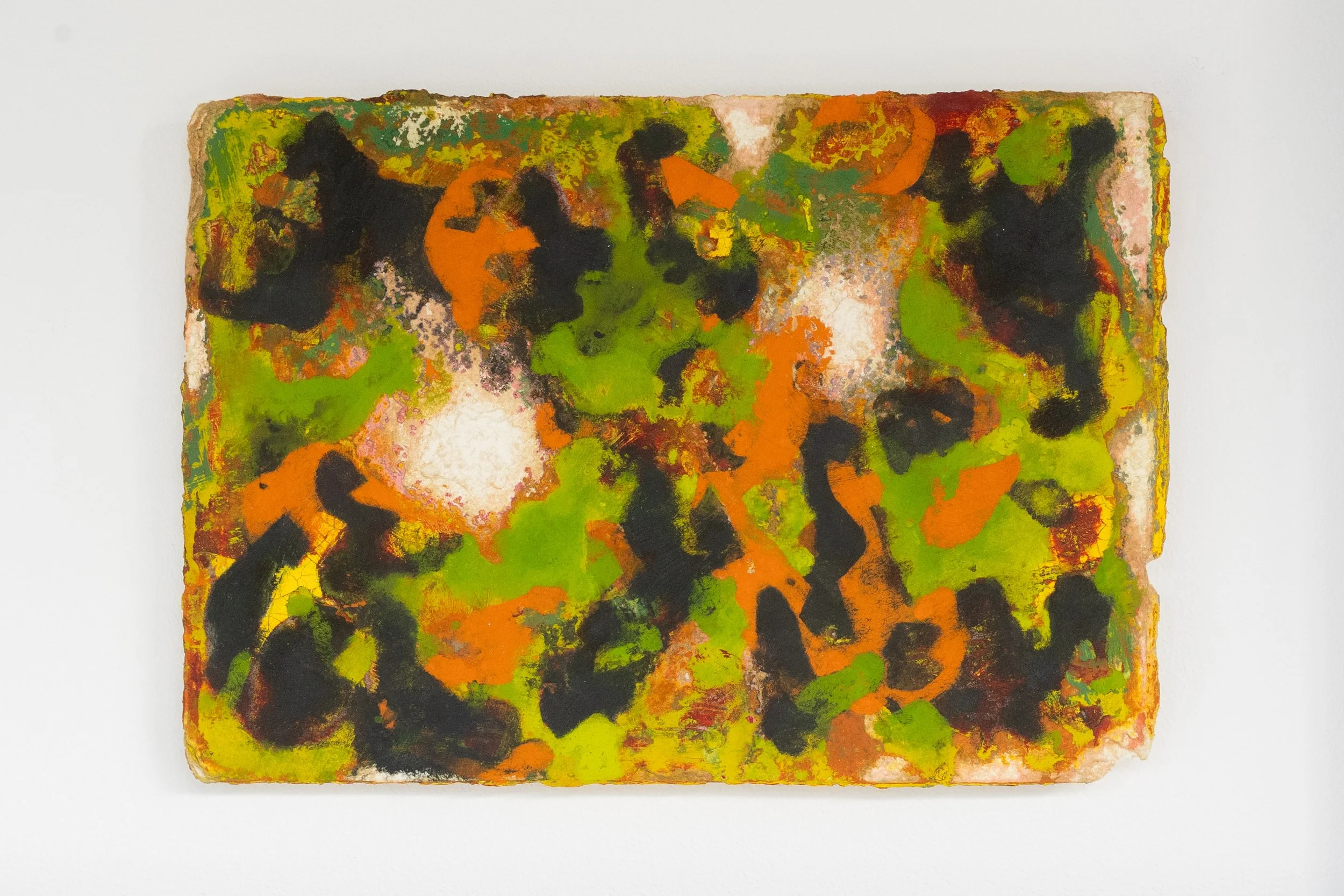 From Rot, 2026, Acrylic and Flashe on paper, 21 x 30cm Photo Credit: Camille Chapman
