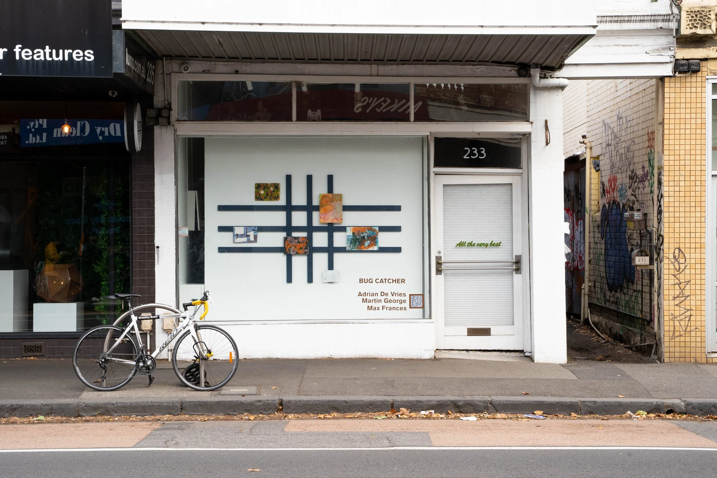 Installation view of Bug Catcher, 2026, All The Very Best, Melbourne. Photo Credit: Camille Chapman