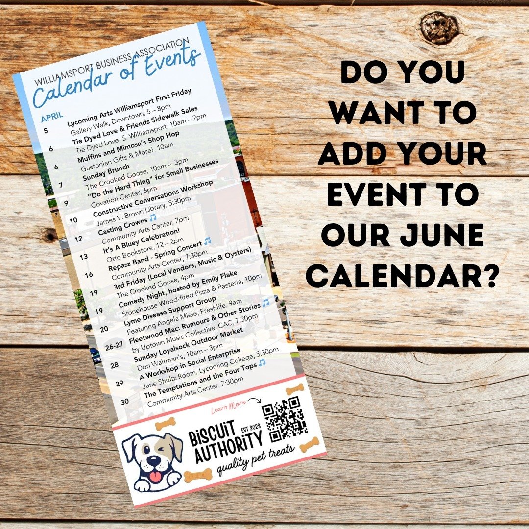 Every month we distribute 2500 rack cards to area businesses and promote the community calendar on our social media pages. You can pick up a copy at places like @alabastercoffee or @backhouse_cafe, among numerous other locations. 

👉If you would lik
