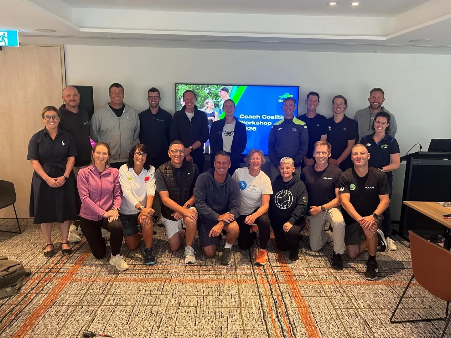 Always a pleasure to gather and share ideas and best practice with the National Coach Coalition in Melbourne 🎾 

@mitch_hewitt1 
@tennisproservices