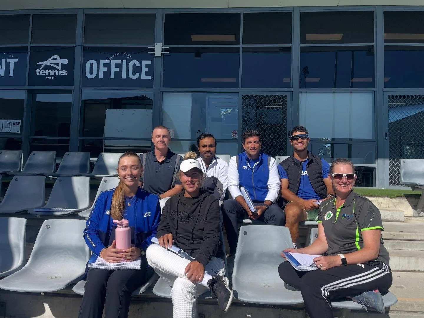Day 1 of the WA Club Professional Level 2 course begins and a legend group of Club Pro coaches in the making 😎🎾