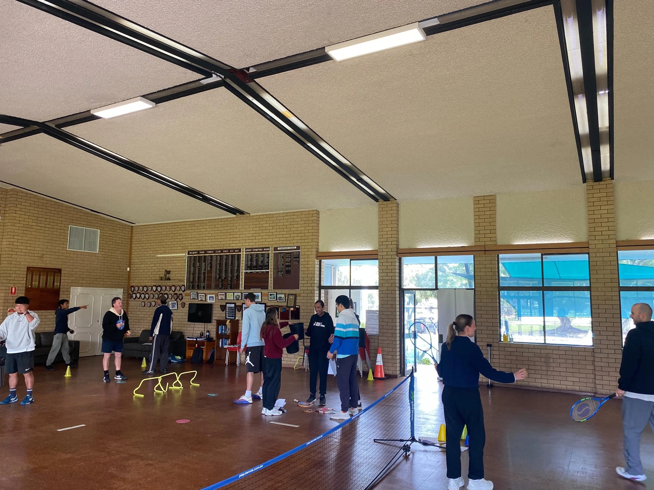 🎾 Development Course - Day 6 🎾 

Inclusion in tennis: day 6 involved coaches exploring how we can be person-centred, adaptable, skilful as a coach, and provide a world class experience for everyone 🙌 💪