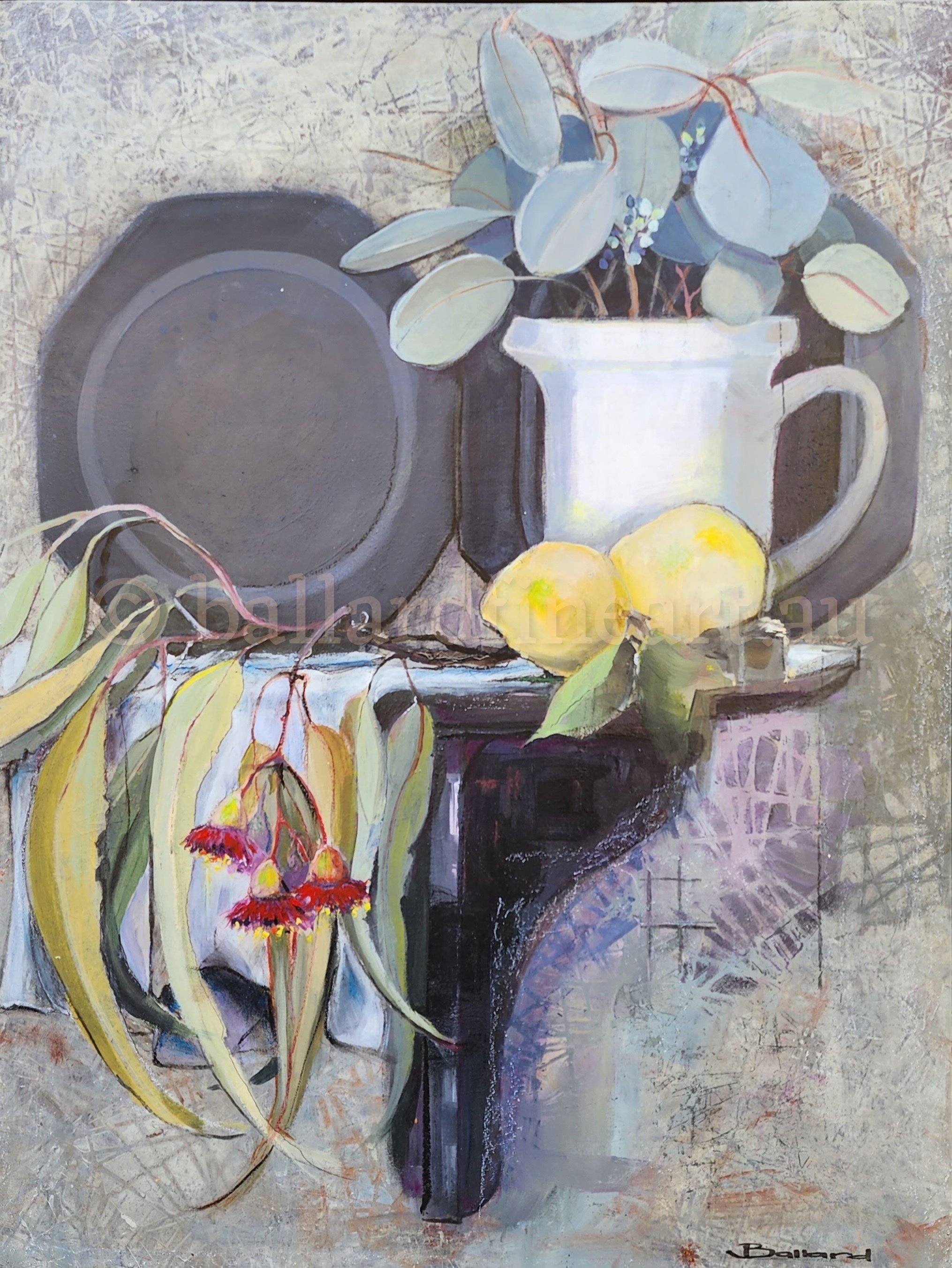 G#4 Shelf with Objects 600 x 750 mm