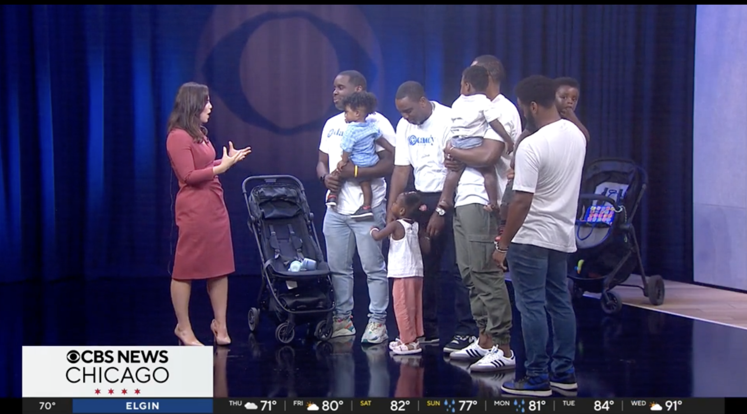 CBS Chicago: Daddy Victory Club Strengthening Black Fathers One Stroll at a Time