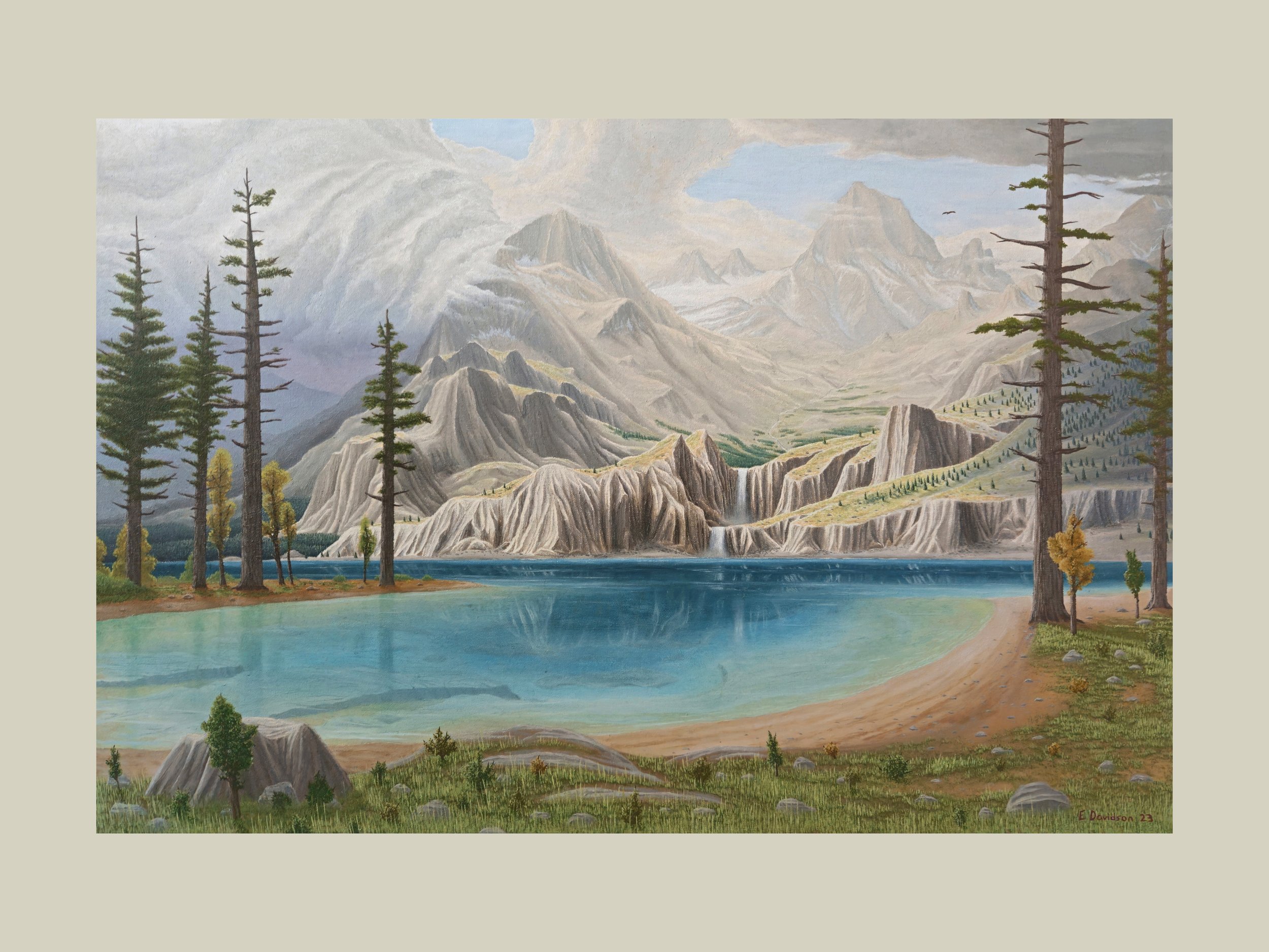 Mountain Valley Falls - 24x36